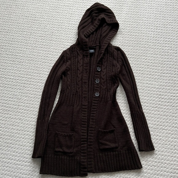 Sweaters - Brown knit sweater, size S